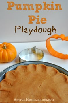 pumpkin pie playdough is ready to be eaten