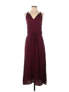 Gap Casual Dress Size: X-Small Burgundy Dresses - used. 100% RAYON, Midi, Halter, Solid, Midi/Calf Length, Sleeveless | Gap Casual Dress: Burgundy Solid Dresses - Size X-Small Casual Gap Maxi Dress, Gap Casual Maxi Dress, Chic Sleeveless Maxi Dress By Gap, Chic Sleeveless Gap Maxi Dress, Gap Summer V-neck Dress, Gap Maxi Dresses For Spring, Gap Maxi Length Spring Dresses, Gap Spring Maxi Dress, Gap Sleeveless Summer Maxi Dress