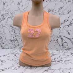 Material: 92% Cotton 8% Spandex/Lycra Orange Tank Top Outfit, Blue And Orange Outfit, H20 Outfits, Orange Y2k, Y2k Ideas, 2000s Tops, Orange Tops, Mcbling Y2k, 2000s Clothes