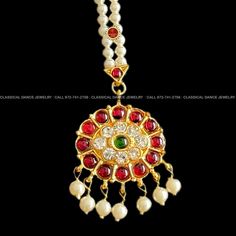 Design by Classical Dance Jewelry® ❥ Colorful and Designer Traditional oval pendant simple pearl Kemp Temple Indian Jewelry single tikka ❥ Age : 5 yrs and up ❥ You Can wear this set especially for Bharatnatyam And Kuchipudi Dance Performances and in Parties, Engagement, Weddings, Birthdays. ❥ Handmade Indian Item. ❥ Completely Decorated with High Quality Stones and pearls. Set includes ☛ 1 Single Tikka Size in inches (Approximately) ☛ 6 Inches length ☛ 1 Inch Pendant wide Material: ☛ Copper and Temple Indian, Kuchipudi Dance, Stone Temple, Jewelry Colorful, Classical Dance, Dance Jewelry, Simple Pearl, Real Jewelry, Dance Performance