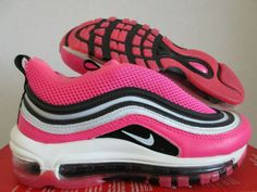 Women's NIKE AIR MAX 97 LX "PINK BLAST" Features 100% AUTHENTIC BRAND NEW IN OPEN TOP BOX. COLOR: Pink Blast-White-Black Fantastic heel cushioning for optimum performance Size & Style Info Women's SIZE 5 US  INTERNATIONAL SIZES: (2.5 UK)  (35.5 EU)  (22 CM) Style # CV3411 600 Shipping We ship within 1-2 business days (excludes Saturday, Sunday, and holidays) from receipt of payment All domestic items are shipped USPS Priority Mail (Free shipping in the USA)  We do ship to APO/FPO and Post Office Pink Nike Air Max For Streetwear, Pink Nike Air Max For Running, Pink Nike Air Max With Air Cushioning For Streetwear, Pink Nike Air Max Running Shoes With Round Toe, Sporty Pink Nike Air Max Sneakers, Nike Air Max In Pink With Air Max Cushioning, Nike Air Max Pink Round Toe, Pink Nike Air Max For Light Sports, Pink Nike Air Max Casual Sports Shoes