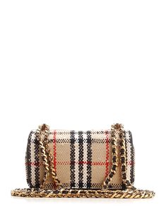 87%COTTON 08%VIRGIN WOOL 05%POLYAMIDE (NYLON) | Burberry Women's lola Shoulder Bag in Beige | SS24 Valentino Garavani Bag, Fendi Wallet On Chain, Versace Shop, Zegna Shoes, Saint Laurent Shoes, Fendi Wallet, Burberry Women, Burberry Bag, Plaid Pattern