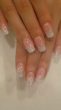 Gorgeous Nail Art | via Facebook Wedding Nails Design, Nail Designs Glitter, Bridal Nails, Prom Nails, Nail Art Summer, Cute Nail Designs, Creative Nails, Gorgeous Nails