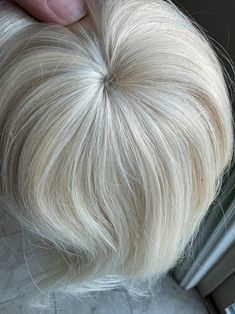 Tillstyle Top Hair Piece Remy Hair White Blonde Ice Blonde - Etsy Short Hairstyle Party, Grey Hair Topper, Hairstyle Party, Best Human Hair Extensions, Ice Blonde, Hair White, Crown Hair, Human Hair Clip Ins, Hair Volume