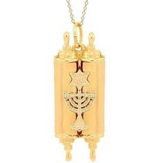 Yellow 14K Yellow Solid Gold Torah Pendant Traditional Yellow Gold Jewelry For Keepsake, Traditional Yellow Gold Keepsake Jewelry, Traditional Gold Keepsake Jewelry, Luxury Carved Yellow Gold Necklaces, Luxury Carved Gold Necklace, Gold Carved Necklace For Formal Occasions, Antique Gold Jewelry For Blessing Occasions, Antique Gold Jewelry For Blessing, Torah