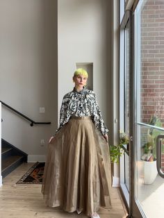 90s Gold Sheer Layered Maxi Skirt J.B.S. Ltd  Polyester Deadstock Size marked: 10 Measurements Waist: 26-30in Length: 41in Vintage Fall Party Skirt, Gold Maxi Skirt, Gold Long Lined Skirt, Metallic Maxi Skirt, Glamorous Long Gold Skirt, Chic Gold Maxi Skirt, African Fashion, Maxi Skirt, Womens Skirt