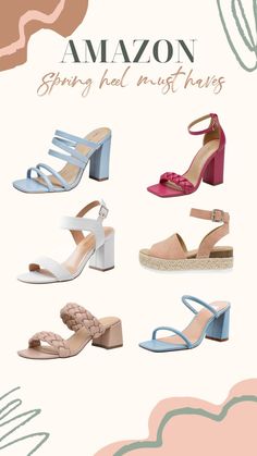 Amazon finds, amazon must haves, amazon deals, spring must haves, spring style, high heels. gift ideas, mothers day, birthday gifts Spring Must Haves, Gift Ideas Mothers Day, Spring Heels, Spring Style, Amazon Finds, Affiliate Links, Spring Fashion