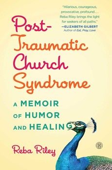 the cover of post - traumatic church syndrome, with a peacock on it