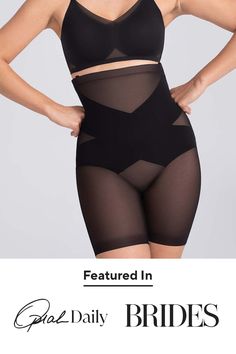 Targeted compression sculpts without squeezing, flexible boning prevents roll-down, and breathable fabric keeps you cool. With a 6 3/4" inseam, these shorts offer full thigh coverage. SuperPower Shorts™ Shapewear for Women in Runway (Black)Size: Small Tummy Toning, Wedding Bra, Shapewear For Women, Shapewear Tops, Cami Bodysuit, Women's Shapewear, Super Powers, Shapewear, Breathable Fabric