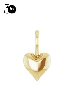 14K rose gold tiny puffy heart charm pendant. Puffy Heart Charms, Puffy Heart, Heart Charm, Charm Pendant, Rose Gold, Pendant, Gold