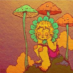 Funky Pfps, Arte Indie, Psychadelic Art, Hippie Painting, Fairytale Art, Trippy Art, Hippie Art, Ethereal Art