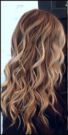 Beach waves. Prom Long, Natural Blondes, Hair Color And Cut, Balayage Highlights, Great Hair, Beach Waves, Blonde Hair Color, Ombre Hair, Blonde Highlights