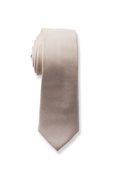 Groomsmen skinny neck tie and menswear accessory that perfect for special occasions, weddings, and formal events. Available in Taupe. From the aisle to the office, your groomsmen will thank you for this versatile necktie. | Taupe Groomsmen Accessory | Birdy Grey Simon Necktie Classic Groom Ties, Classic Adjustable Tie For Groom, Classic Adjustable Ties For Groom, Classic Groom's Suit And Tie Accessories, Classic Groom Suit And Tie Accessories, Classic Adjustable Suit And Tie Accessories For Groom, Classic Adjustable Suit Accessories For Groom, Taupe Groomsmen, Taupe Birdy Grey