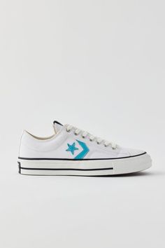 Converse Star Player 76 Sneaker Converse Star Player, Converse Classic, Drip Fits, Lace Closure, Black Fits, White Vintage, Top Sneakers, Urban Outfitters, Converse