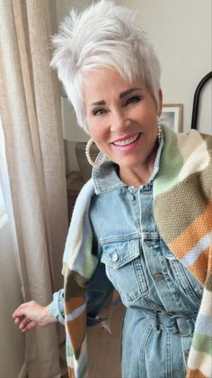 My Best STYLE HACKS - Chic Over 50 Petite Dressing, Cute Pixie Haircuts, Chicos Fashion, National Girlfriend Day, Closet Organized, Hair Paste, Girlfriends Day, Purple Shampoo And Conditioner