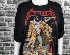 Metallica 1992 Vintage T Shirt Unforgiven   Pushead Artwork   Rock Band Concert Music 90S Heavy Metal Grunge TeeMetallica 1992 Vintage T Shirt Unforgiven   Pushead Artwork   Rock Band Concert Music 90S Heavy Metal Grunge Tee   This model reduces inventory waste and allows customers to create personalized designs. These t-shirts are made from high-quality materials and come in a range of sizes and colors, making them versatile for any occasion. Music 90s, Grunge Tee, Band Concert, Rock Band, Suits You, Vintage Tshirts, Heavy Metal, New Outfits, Fashion Games