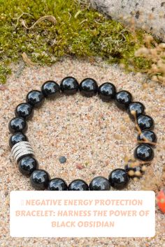 ✨ Ward off negativity and embrace positive energy with our exquisite Black Obsidian Bracelet. 💪🔒 Shield yourself from harmful vibes and feel the calming effects of this powerful crystal. ✨ Let the Black Obsidian's energy flow through you, boosting your confidence and protecting you from toxic influences. 💎 Take control of your aura and attract good vibes with this stunning accessory. 🌟 Click now to cleanse your spirit and radiate positivity! ✨ Black Obsidian Bracelet, Black Obsidian Stone, Obsidian Bracelet, Obsidian Stone, Power Crystals, Bracelet Online, Protection Bracelet, Black Obsidian, Mineral Stone