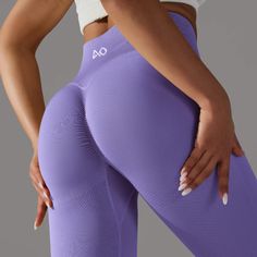 Get ready to elevate your activewear game with our Light Purple Scrunch Leggings! Designed for both style and performance, these leggings are a must-have for every fashion-forward fitness enthusiast. The scrunch detailing on the back accentuates your curves, giving you that perfect blend of sass and support. ✔️High-stretch fabric✔️Raised contouring to accentuate your waist and to define the lower glutes✔️Super soft & lightweight seamless fabric✔️Reinforced scrunch bum stretch stitch✔️Seamless Purple Micro-elastic Activewear For Workout, Micro-elastic Purple Activewear For Workout, Purple Stretch Activewear For Running, Purple Seamless High Stretch Activewear, High Stretch Seamless Purple Activewear, Purple Compressive Sports Tights, Purple Breathable Leggings For Training, Breathable Purple Leggings For Training, Purple Breathable Athleisure Yoga Pants