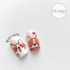 Puppy Nail Art, Cute Animal Nail Art, Quick Nail Art, Nail Art For Kids