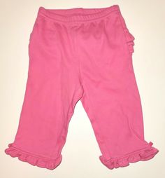 Gymboree 18-24 mo Mini Blooms Ruffle Pants NWT Retail 2012 Casual Ruffled Bottoms For Playtime, Spring Playtime Ruffled Bottoms, Spring Ruffled Bottoms For Playtime, Cotton Bottoms With Ruffles For Playtime, Pink Ruffled Bottoms For Playtime, 2000s Baby, Ruffle Pants, Be Confident, Baby Pants