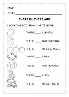 a printable worksheet for children to learn how to write and draw pictures