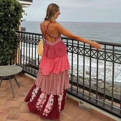 DETAILS Dress Cold gentle machine wash Product ID: SX23080903 Size Guide Dress Size chart Size/cm Bust Length S 91 142 M 95 143 L 99 144 Layered Maxi Dress, Red S, Maxi Dress Online, Whimsical Fashion, Tiered Maxi Dress, Buy Prints, Dress Size Chart, Dress Details, Hot Sale