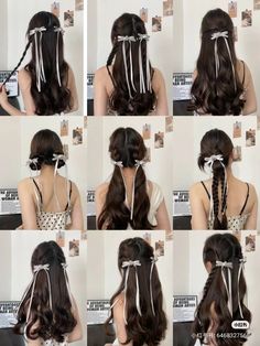 #hair #style #chinese #tutorial Cute Hairstyles Using Clips, Kimono Hairstyle Long Hair, Cute Ways To Style Long Hair, Hairstyle Clip In Hair, Cute Hair Styles With Bow, Hair Styles Chinese, Cute Chinese Hairstyle, Cute Hairstyles For Long Hair Braids, Chinese Girl Hairstyles