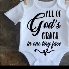 Comes In White, Light Pink, Dark Pink, Blue, Gray Comment The Color You Want If You Don't Comment You Will Get The First Picture Custom Baby Items, Prayer For My Children, Fun Baby Announcement, Cricut Baby, Auntie Shirts, Diy Baby Clothes, Funny Onesies, Newborn Onesies, Baby Boy Onesies