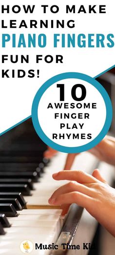 Learning Piano Fingers Number is Fun for Kids! - Music Time Kid Piano Music For Beginners, Music For Beginners, Music Time, Play Piano, Finger Plays, Reading Music