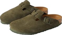 Outdoor Slip-on Mules With Cushioned Footbed, Casual Mules With Arch Support And Round Toe, Casual Closed Toe Clogs With Arch Support, Casual Suede Mules For Outdoor, Outdoor Closed Toe Mules With Textured Footbed, Outdoor Clogs With Textured Footbed And Round Toe, Outdoor Slip-on Mules With Removable Insole, Casual Outdoor Clogs With Cork-bed Midsoles, Casual Closed Toe Clogs For Walking