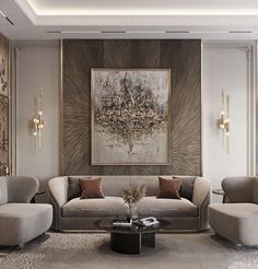 gorgeous livingroom interior  Credits: Varddanbuildesignpvtlimited Architecture Design Poster, Classical Bedroom, Dining Room Design Luxury, Tv Wall Unit, Luxury Dining Room, Home Entrance Decor, Elegant Living Room, Entrance Decor, Classic Interior