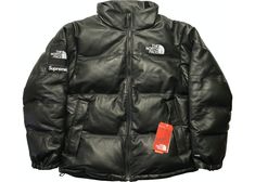 Buy and sell authentic Supreme streetwear on StockX including the Supreme The North Face Leather Nuptse Jacket Black and thousands of other streetwear clothing and accessories. North Face Supreme, Chav Outfits, Doudoune The North Face, Nort Face, North Face 700, Black Outfit Men, Nuptse Jacket, North Face Nuptse, Nike Fashion Shoes