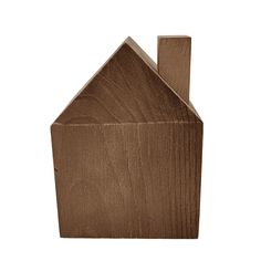 a house made out of wood on a white background