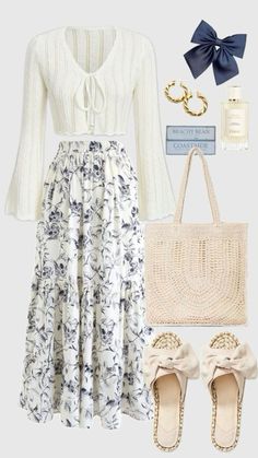 Classy Church Outfits, Modest Spring Outfits, Modest Girly Outfits, Stile Hijab, Church Outfit, Modest Fits