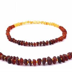 Natural Amber Stone Bead Accessory Necklace-Necklaces-Innovato Design-Raw Rainbow-13-Innovato Design Diamond Necklace And Earrings, Teething Bracelet, Amber Teething Necklace, Wood Inlay Rings, Amber Bead Necklace, Baby Necklace, Punk Accessories, Baby Bracelet, Stone Beaded Necklace