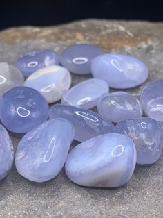 Blue Chalcedony Ring, Chalcedony Crystal, Chalcedony Stone, Chalcedony Ring, Big Rings, Blue Violet, Blue Gems, Tumbled Stones, Blue Chalcedony