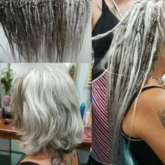 Dreadlocks Diy, Roll Hair, Types Of Hair Color, Faux Dreads, Short Dreads