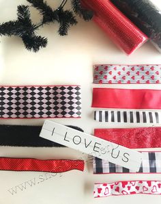 Valentine's DIY Wreath Kit | I Love Us - Designer DIY Easy Mesh Wreath, Valentine Wreath Tutorial, Valentine's Diy, Valentine Mesh Wreaths, Wreath Making Kits, Make A Wreath, I Love Us, Wreath Ribbon, Wreath Hanging