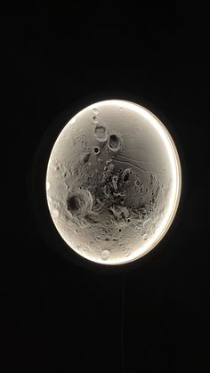 an image of the moon taken from space