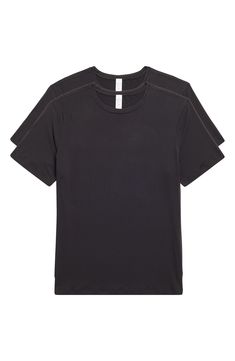 Upgrade your activewear basics with these wardrobe-staple crewneck T-shirt made from supersoft and stretchy fabric. Pack of two T-shirt Crewneck Short sleeves 92% polyester, 8% spandex Machine wash, tumble dry Imported Stretchy Fabric, Wardrobe Staples, Nordstrom Rack, Active Wear, Short Sleeves, Nordstrom, Spandex, Crew Neck, Mens Outfits