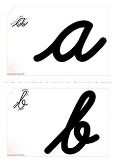 two black and white envelopes with the letters b and c