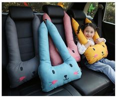 The Kids Car Seat Belt Travel Pillow is a must-have for any child that loves to go on long car rides. It will help them stay comfortable and safe while sleeping or taking a nap in the back seat. The Kids Car Seat Belt Travel Pillow is perfect for all ages who want to be as comfortable as possible during their time in the car. The perfect gift for your travel-loving friends! The headrest pillow adopts a cute cartoon pattern and facial expression design, making it very lovely, exquisite, and creat Kids Travel Pillows, Seat Belt Pillow, Car Seat Pillow, Fabric Christmas Ornaments Diy, Kids Car, Folded Fabric Ornaments, Christmas Ornaments Diy, Quilted Christmas Ornaments, Child Car Seat