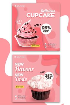 Social Media Templates Design Cake Shop Social Media Posts, Social Media Bakery Posts, Baking Social Media Posts, Pastry Social Media Design, Social Media Cake Design, Bakery Social Media Design, Cake Social Media Design, Cupcake Poster Design