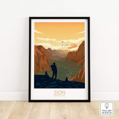 zion national park poster | art print Stylish Wall Art, Unframed Art Prints, National Park Posters, Happy Travels, Unframed Wall Art, Poster Art Print, Travel Wanderlust