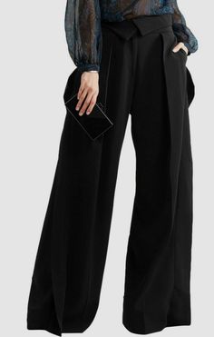 $1495 Preen Thornton Bregazzi Women's Black Stretch Wide-Leg Crepe Dress Pants L Description Black stretch-crepe - Button and concealed zip fastening at front- 95% viscose, 5% elastane; lining: 100% polyester- Dry clean About Us We sell only 100% authentic clothing from new with tags to gently used. We have a 100% authentic or money back guarantee on every item we sell. Items are listed daily so make sure to put us on your favorite! Most of our items come from a nationwide high end dept store. W Thornton Bregazzi, Preen By Thornton Bregazzi, Wide Leg Dress Pants, Stretch Crepe, Crepe Dress, Black Stretch, Dress Pants, Wide Leg, Relaxed Fit