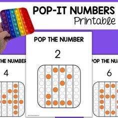 Pop it alphabet learning activity School Learning Activities, Math Stations Kindergarten, Number Recognition Worksheets, Preschool Numbers, It School, Numeracy Activities, Learning Alphabet, Number Activity, School Age Activities