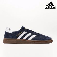 Adidas Handball Spezial 'Navy Gum' BD7633-OTHER- Dark Blue Spezial Adidas, Adidas Spezial Navy Gum, Adidas Spezial Navy Blue, Adidas Handball Spezial Blue, Adidas Spezial Navy, Blue Adidas Shoes, Dark Blue Shoes, Navy Blue Sneakers, Navy Adidas