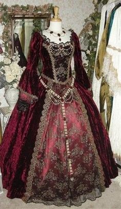 Gaun Abad Pertengahan, Fest Outfits, Old Fashion Dresses, Old Dresses, Medieval Clothing, Medieval Fashion