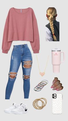 #schoolfit #outfitinspo #fitinspo School Outfits With Jeans, Cute Outfits For Middle School, Outfits For Middle School, Outfits With Jeans, Cute Middle School Outfits, Middle School Outfits, Cute Country Outfits, Casual Preppy Outfits