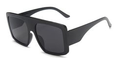 Big, bigger than big statement sunglasses, just in time for the summer stunting season. Acrylic lenses are 52mm high x 57mm wide, have an anti-reflective coating, and have a UV400 level of protection. Frames are plastic. Available in 6 colors. Black Polarized Sunglasses For Summer, Black Sunglasses For Summer Beach, Black Polarized Summer Sunglasses, Summer Black Sunglasses With Polarized Lenses, Black Mirrored Sunglasses For Summer, Summer Black Sunglasses With Mirrored Lenses, Black Shield Sunglasses For Summer Vacation, Black Wayfarer Sunglasses For Summer, Cool Black Plastic Sunglasses